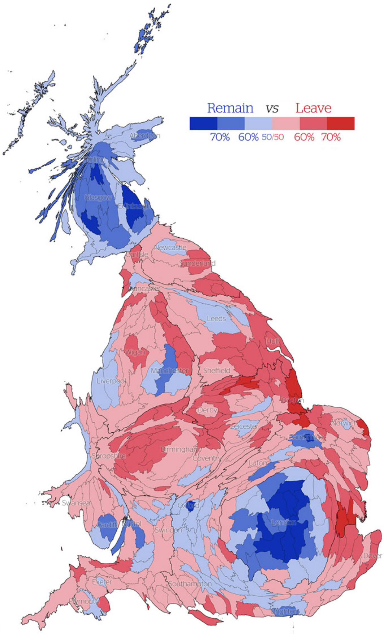 Brexit Referendum Results (Real Estate)